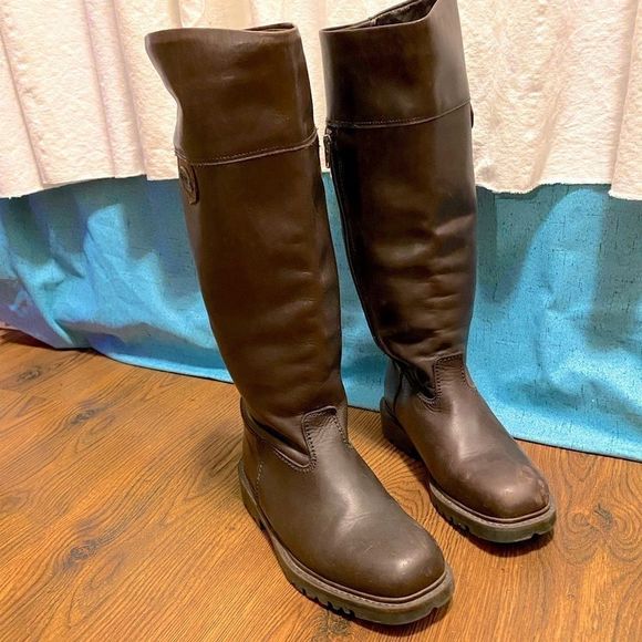 𝅺🌷anfibio🌷 Brown Leather Outdoor Performance Boots  - Picture 9 of 10